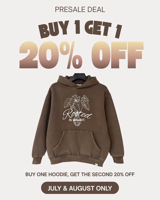 Rooted in Hawai'i Hoodie (PREORDER)